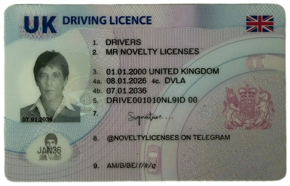 UK novelty licence